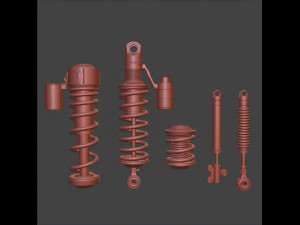 Shock absorbers Modelo 3D