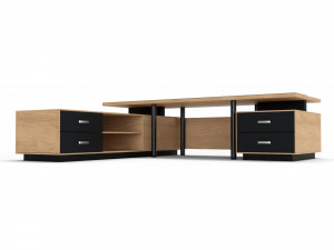 Wooden table Modelo 3D