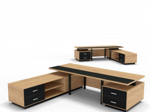 Wooden table Modelo 3D