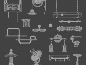 Decorative elements 3D 模型