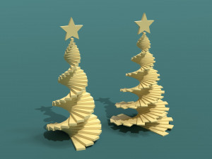 Christmas trees 3D 模型