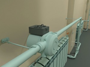 Heating system Modelo 3D