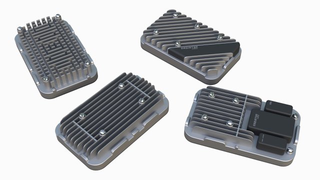 Radiators 3D Model .c4d .max .obj .3ds .fbx .stl .blend 