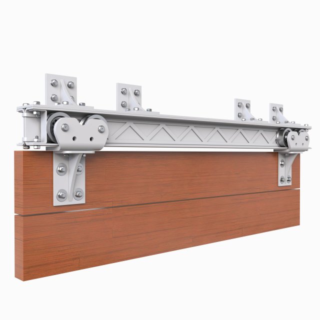 Door mechanism 3D Модель .c4d .max .obj .3ds .fbx .stl .blend 