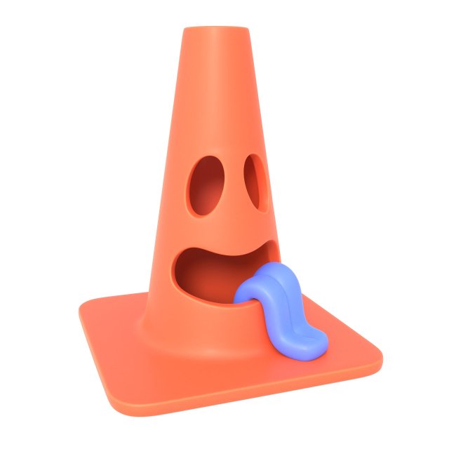 Smile cone 3D मॉडल .c4d .max .obj .3ds .fbx .stl .blend 