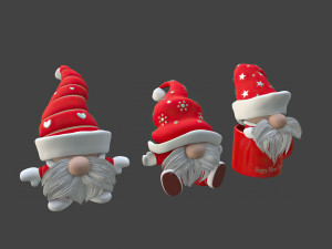 Christmas Gnomes Modèle 3D