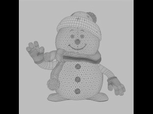 Snowman 3D Model