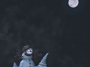 Angry Snowman 3D 模型
