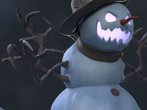 Angry Snowman 3D 模型
