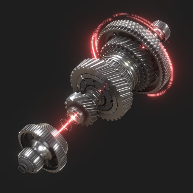 Gears 3Dモデル .c4d .max .obj .3ds .fbx .stl .blend 