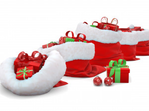 Christmas bags 3D 모델