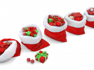 Christmas bags 3D 모델