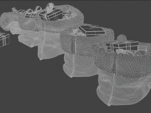 Christmas bags 3D 모델