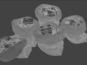 Christmas bags 3D 모델