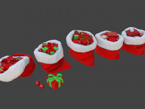 Christmas bags 3D 모델