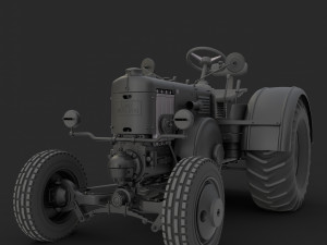 Lanz Bulldog 3D 모델