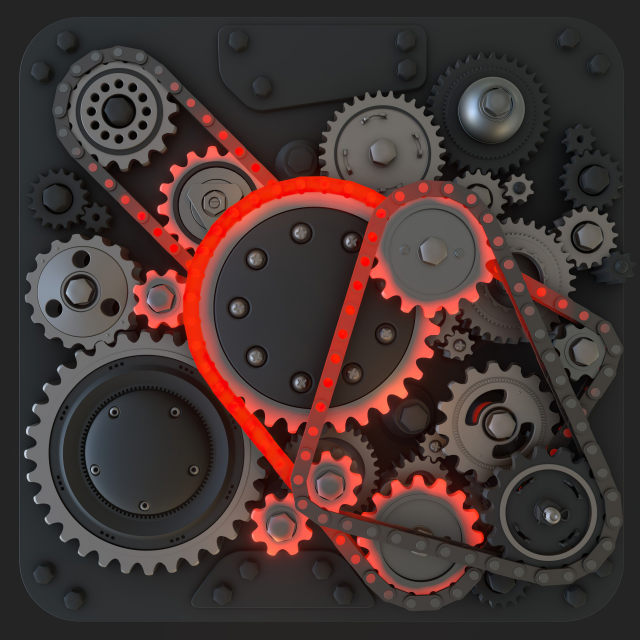 Hot mechanism 3D Модель .c4d .max .obj .3ds .fbx .stl .blend 