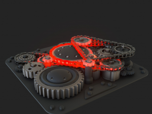 Hot mechanism 3D Модель
