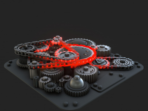 Hot mechanism 3D Модель