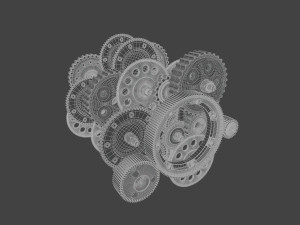 Gears Animation Modelo 3D