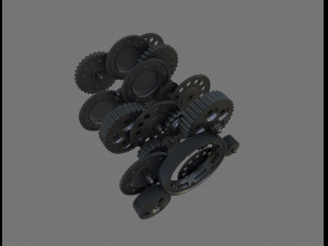Gears Animation Modelo 3D