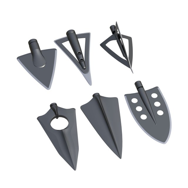Arrowhead Model 3D .c4d .max .obj .3ds .fbx .stl .blend 