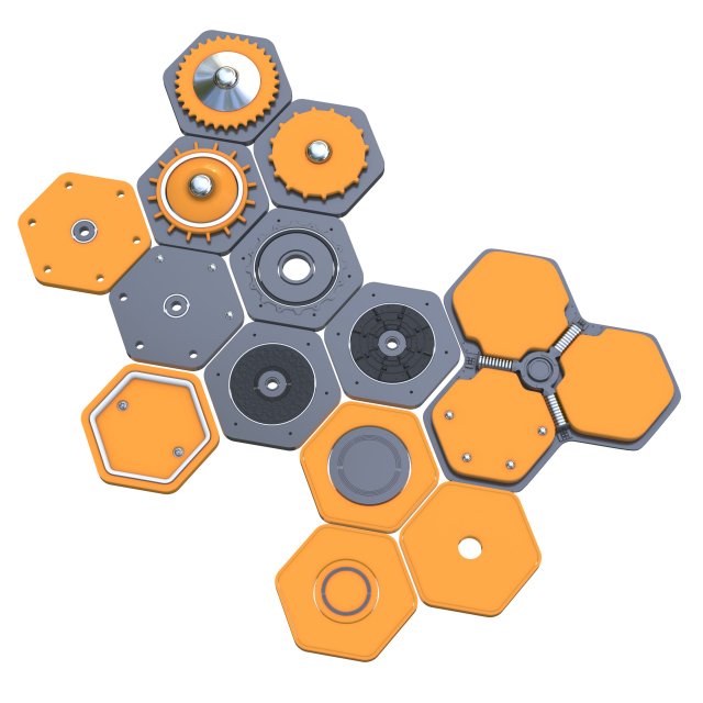 Constructor Model 3D .c4d .max .obj .3ds .fbx .stl .blend 