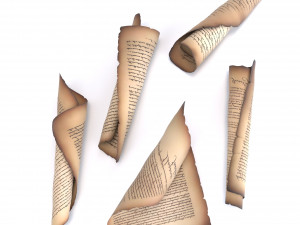 Paper is old 3D Модель