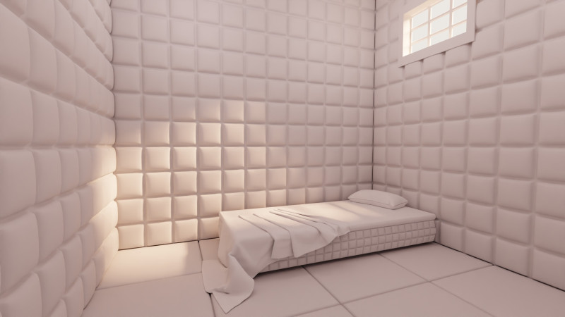 Mental hospital Modelo 3D .c4d .max .obj .3ds .fbx .stl .blend 