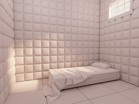 Mental hospital Modelo 3D