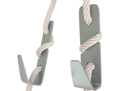 Hook on rope Modelo 3D