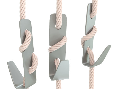 Hook on rope Modelo 3D
