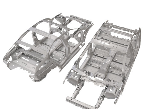 Frame CAR 3D-Modell
