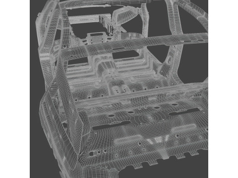 Frame CAR 3D-Modell