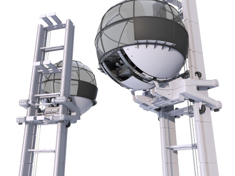 Elevator is the future 3D Model