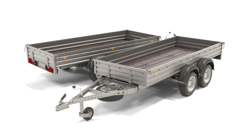 Trailers 3D Model .c4d .max .obj .3ds .fbx .stl .blend 
