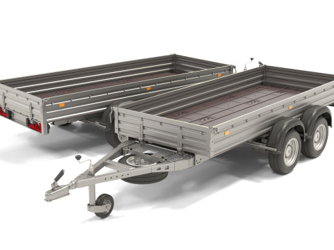 Trailers 3D Model