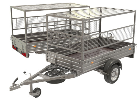 Trailers 3D Model