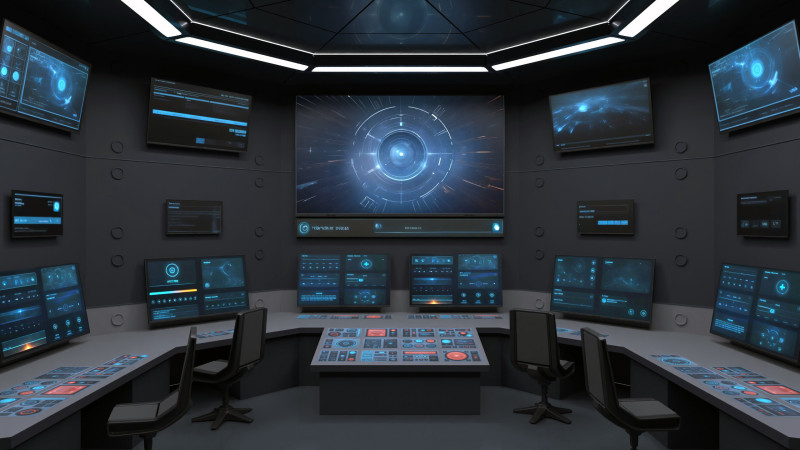 Control Center 3D Model .c4d .max .obj .3ds .fbx .stl .blend 
