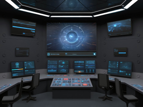 Control Center 3D मॉडल