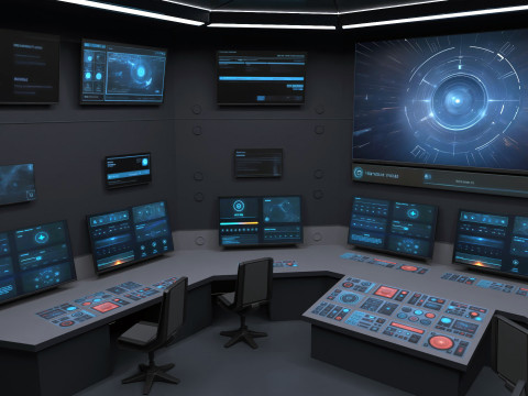 Control Center 3D Model