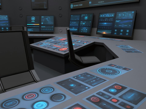 Control Center 3D Model