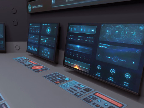 Control Center 3D Model