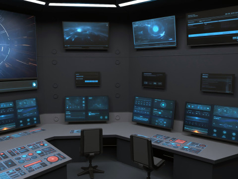 Control Center 3D Model