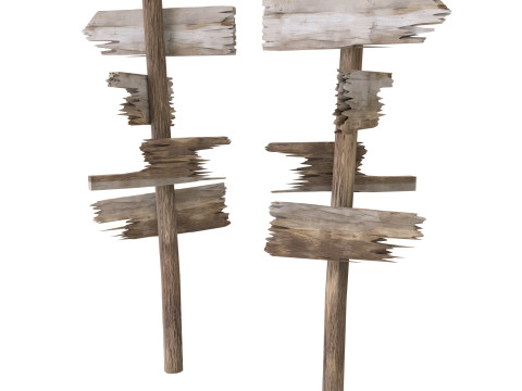Wooden post 3D Model