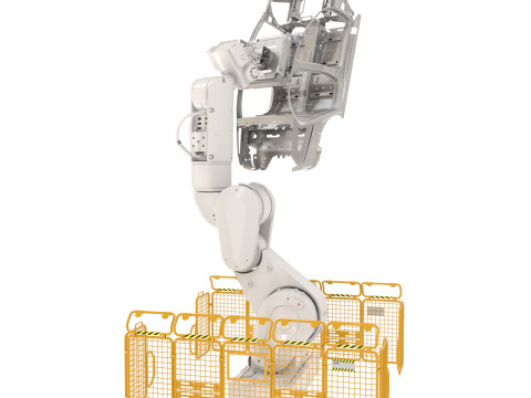 Industrial robot manipulator 3D Model