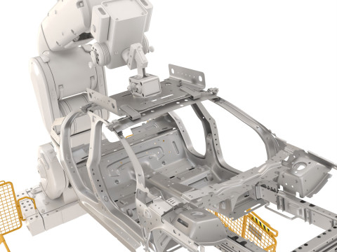 Industrial robot manipulator 3D Model