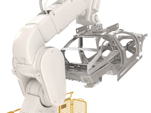 Industrial robot manipulator 3D Model