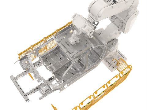 Industrial robot manipulator 3D Model