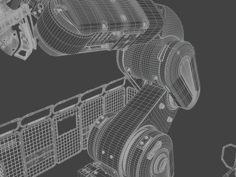 Industrial robot manipulator 3D Model